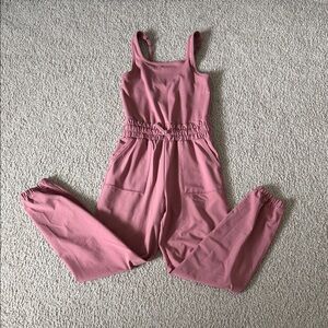 Girls Pink Jumpsuit